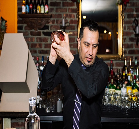  Our Mixologist at work